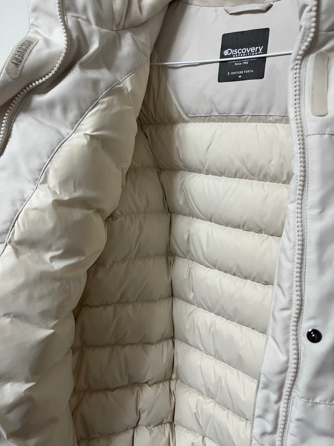디스커버리 마운틴쿡 숏패딩 아이보리 (95) 상품이미지3