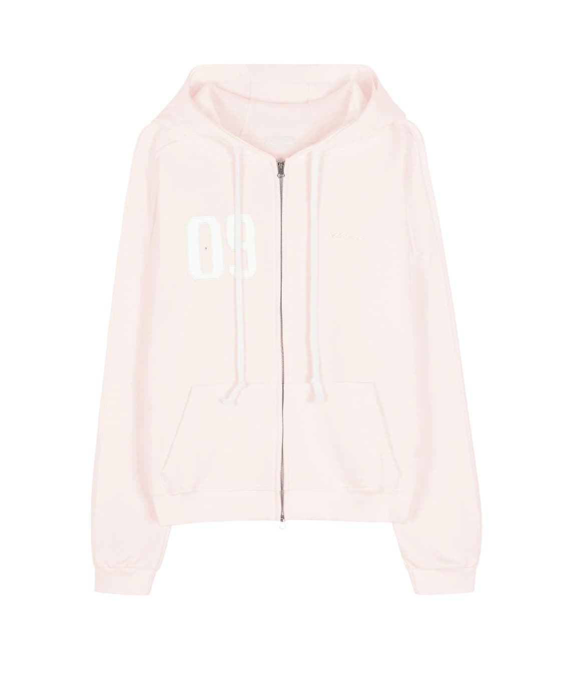 클리시어 kleesier 09 넘버링 후드집업 핑크 상품이미지1