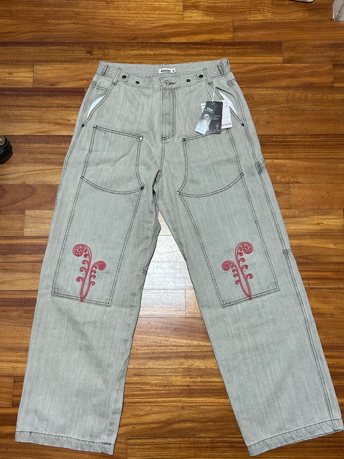 카락터 더블니 팬츠 01 새상품 택달려있음 상품이미지1