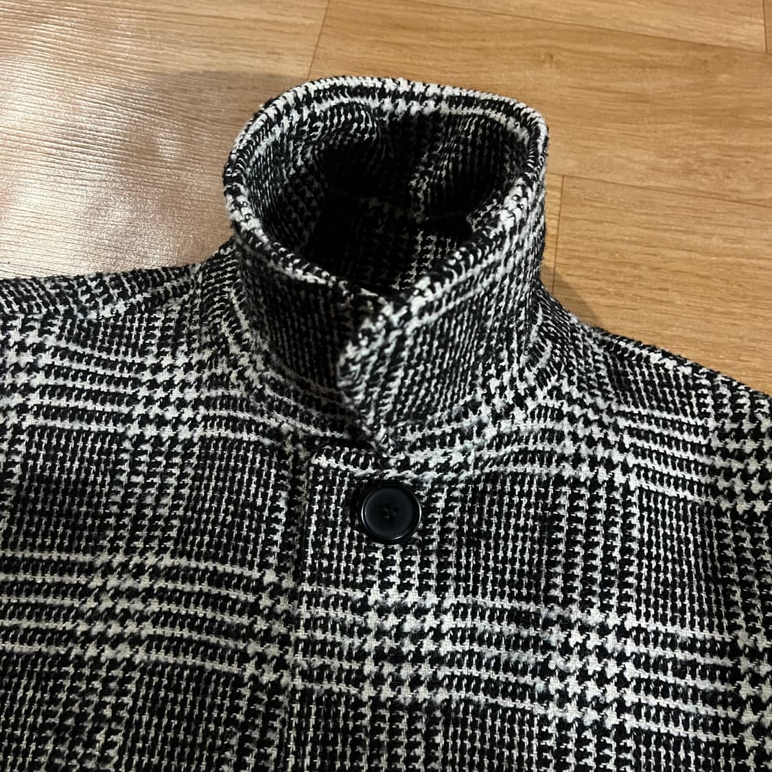 [95] 산드로 글렌체크 울코트 상품이미지4