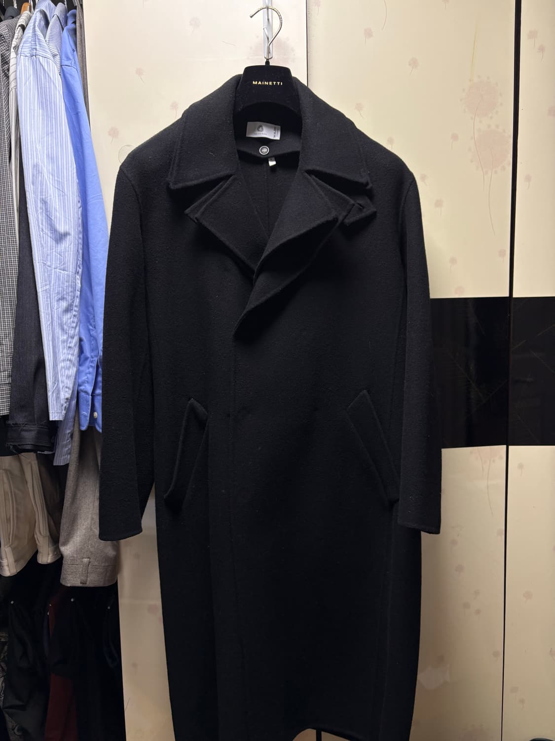 [48] 노이어 noier 핸드메이드 캐시미어 래이어드 트렌치코트 상품이미지5