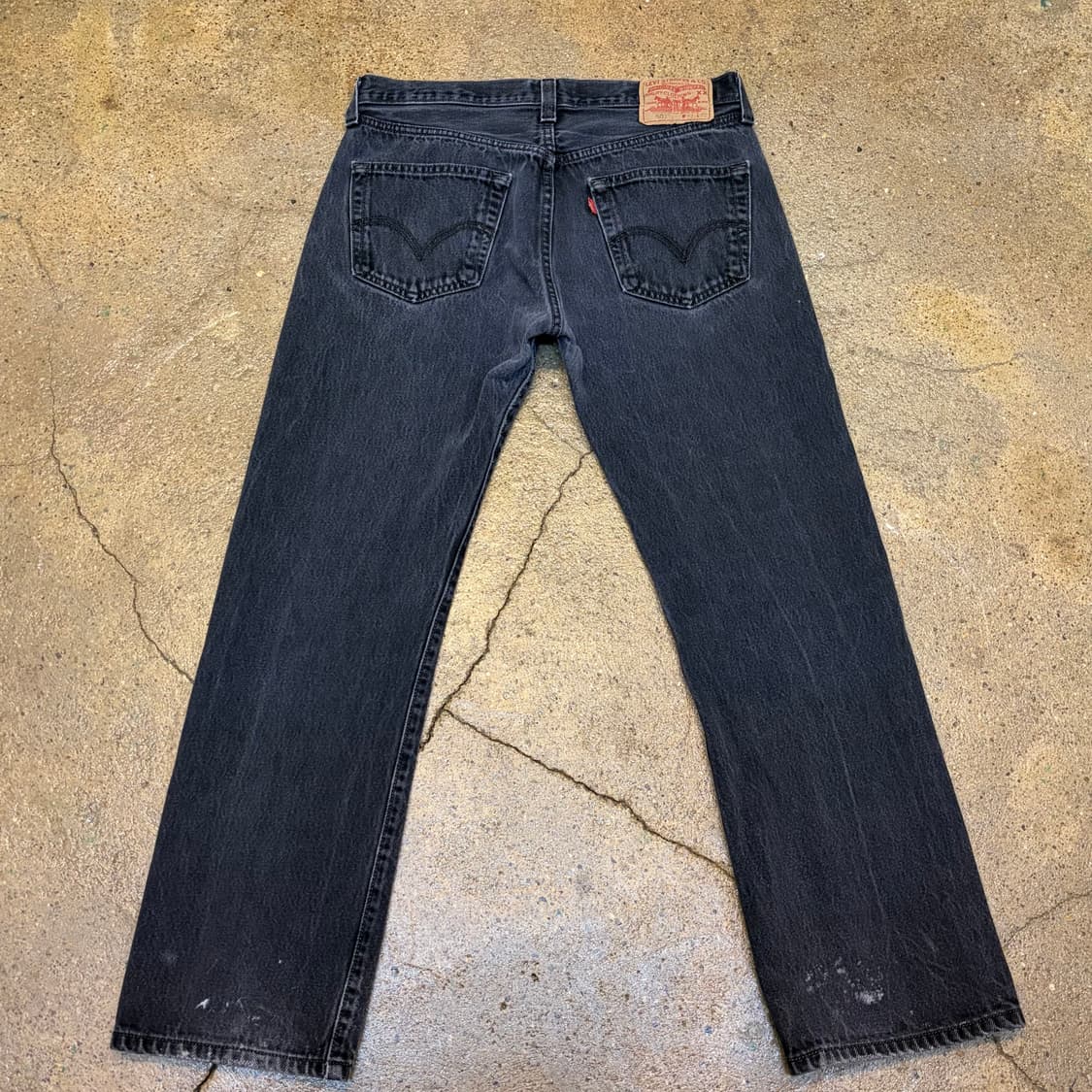 미국 빈티지 리바이스 501 블랙진 청바지 상품이미지5