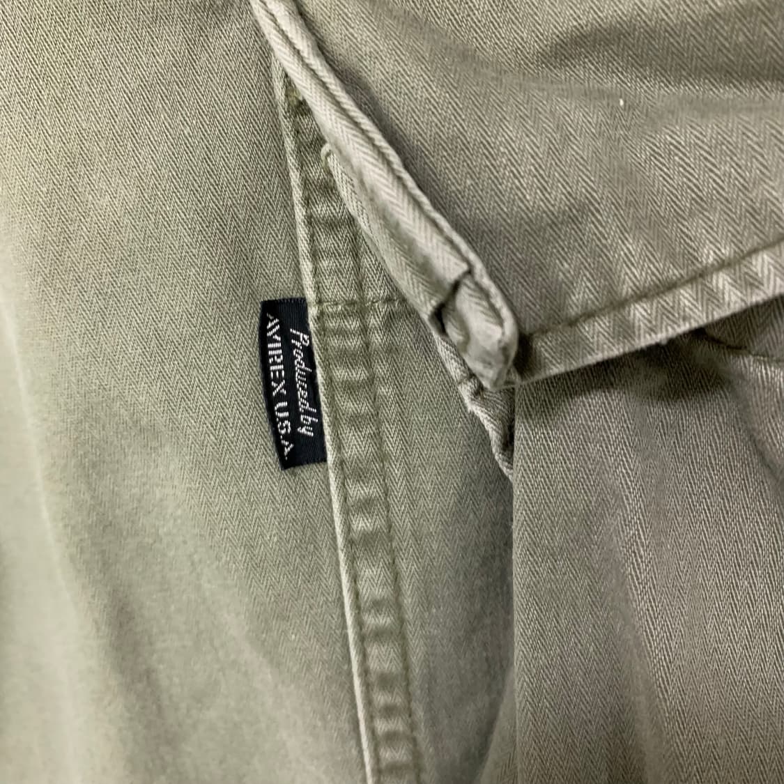 아비렉스 00s y2k 빈티지 애쉬 카키 버뮤다 팬츠 반바지 32인치 상품이미지4