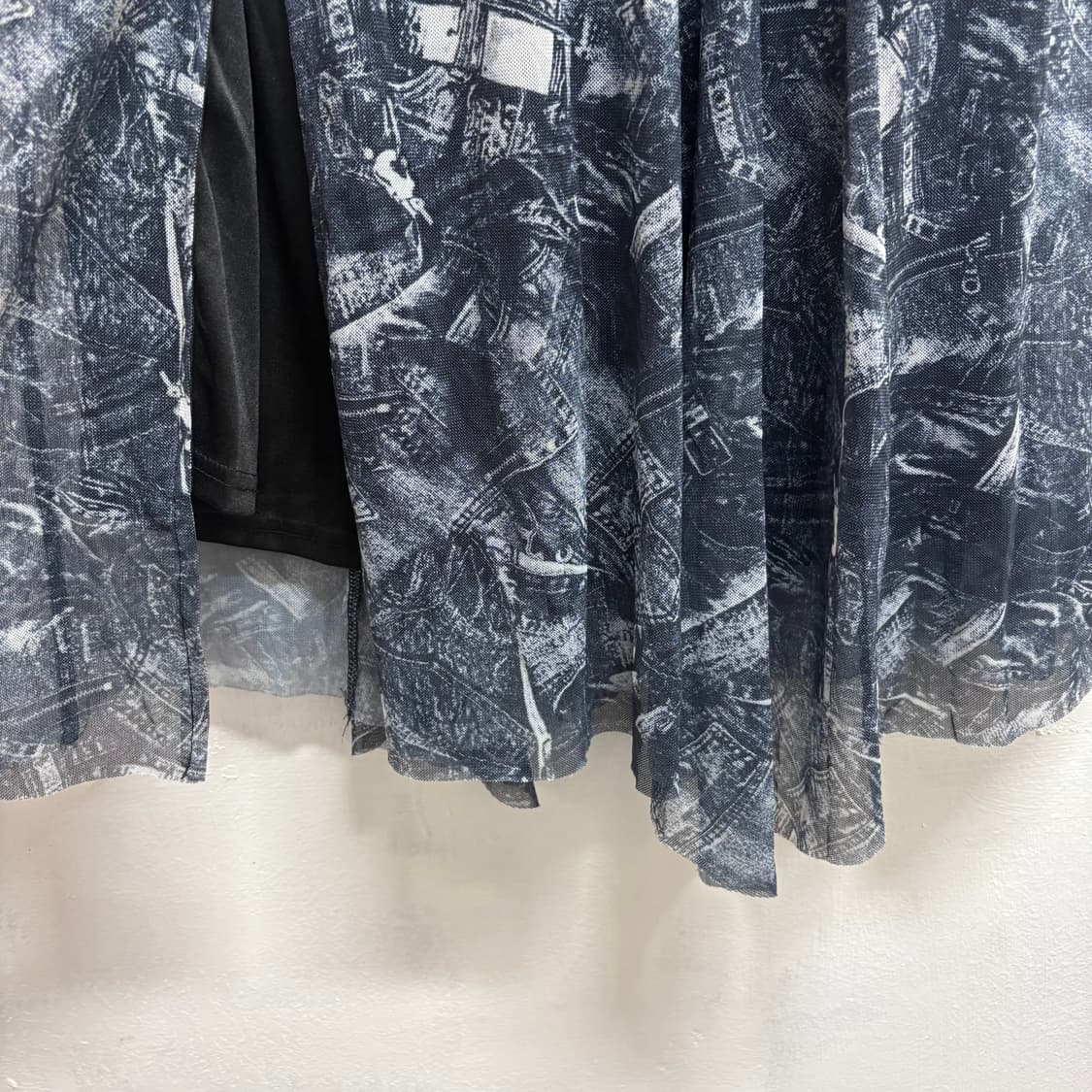 RAY CASSIN 언발 셔링 페어리 롱 스커트  JPN 상품이미지3