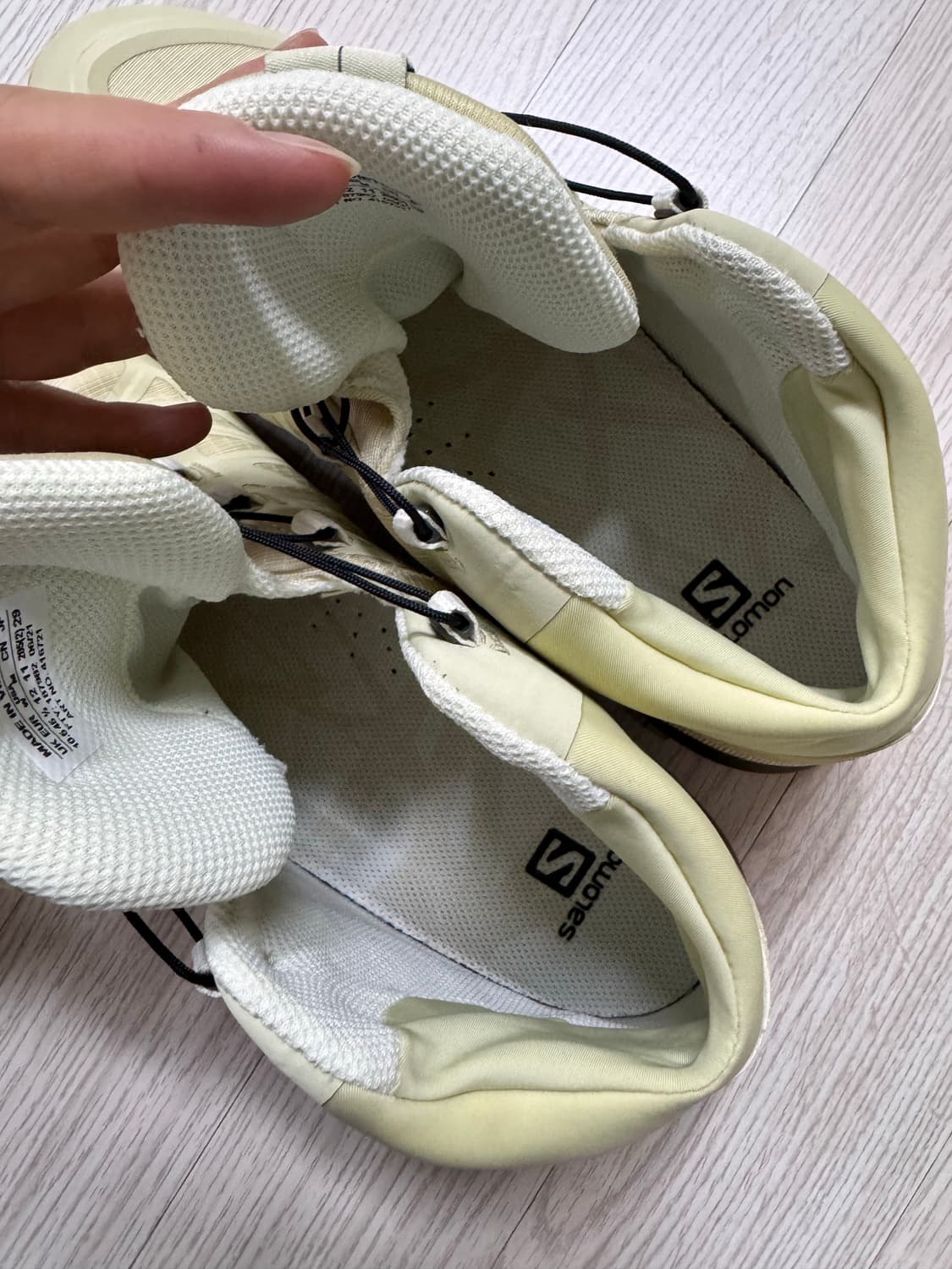 살로몬 퀘스트 엘리먼트 GTX 아이보리 등산화 상품이미지6