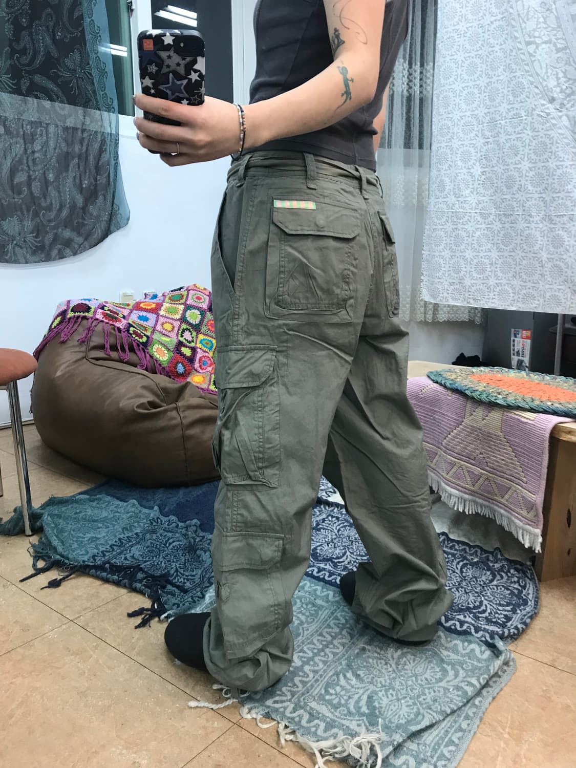 빈티지 포켓 카고팬츠  상품이미지2