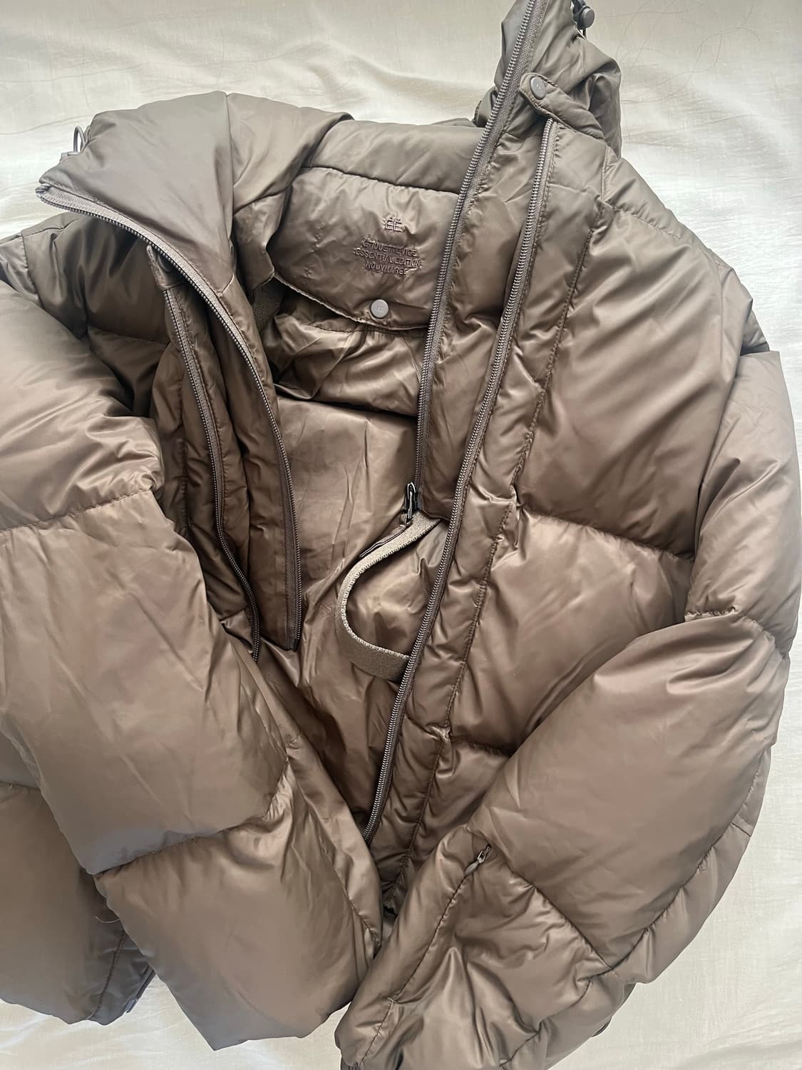 누마레 ee 브라운 패딩 여성 s사이즈 상품이미지1