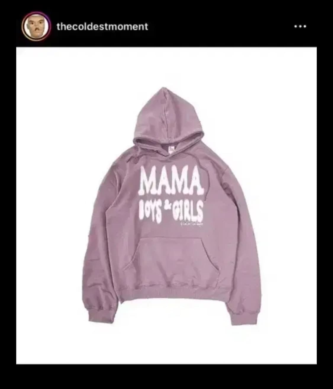 더콜디스트모먼트 mama 후드티 인디핑크 m 상품이미지2