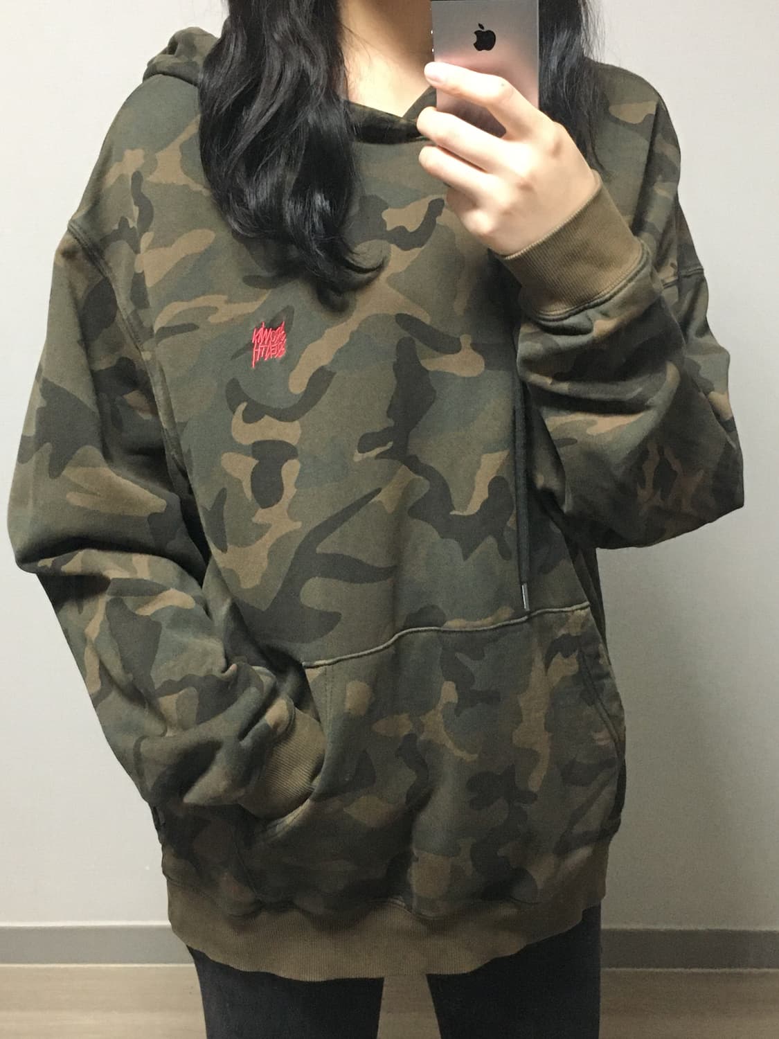 브라운브레스 밀리터리 카모 패턴 후드티 상품이미지1