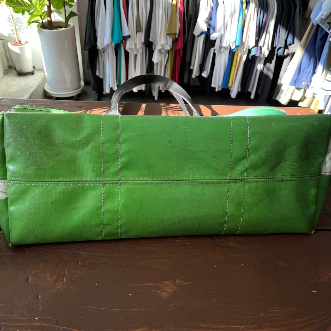 프라이탁 정품 그린 구형 쿠퍼 백 상품이미지9