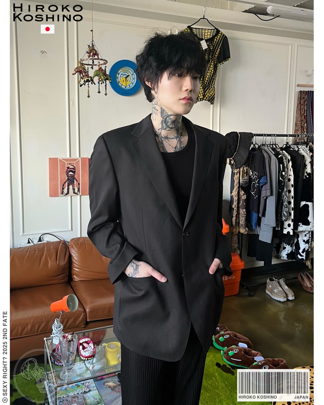 Old HIROKO KOSHINO Homme Blazer Jacket 상품이미지1