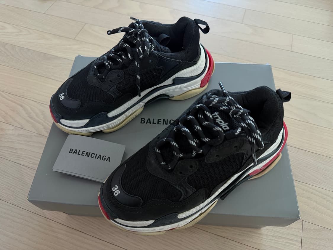 (정품) 발렌시아가 트리플S 36사이즈 상품이미지1