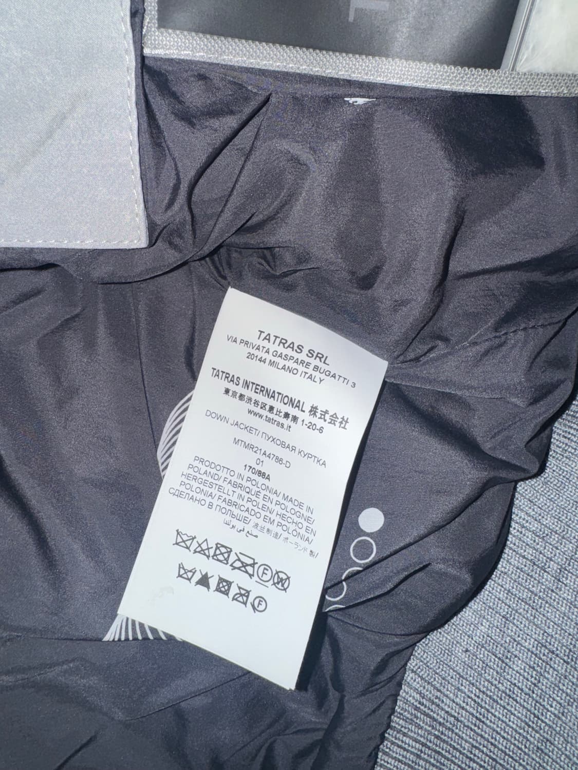 타트라스 X Mr. Saturday 패딩 사이즈 1 상품이미지3