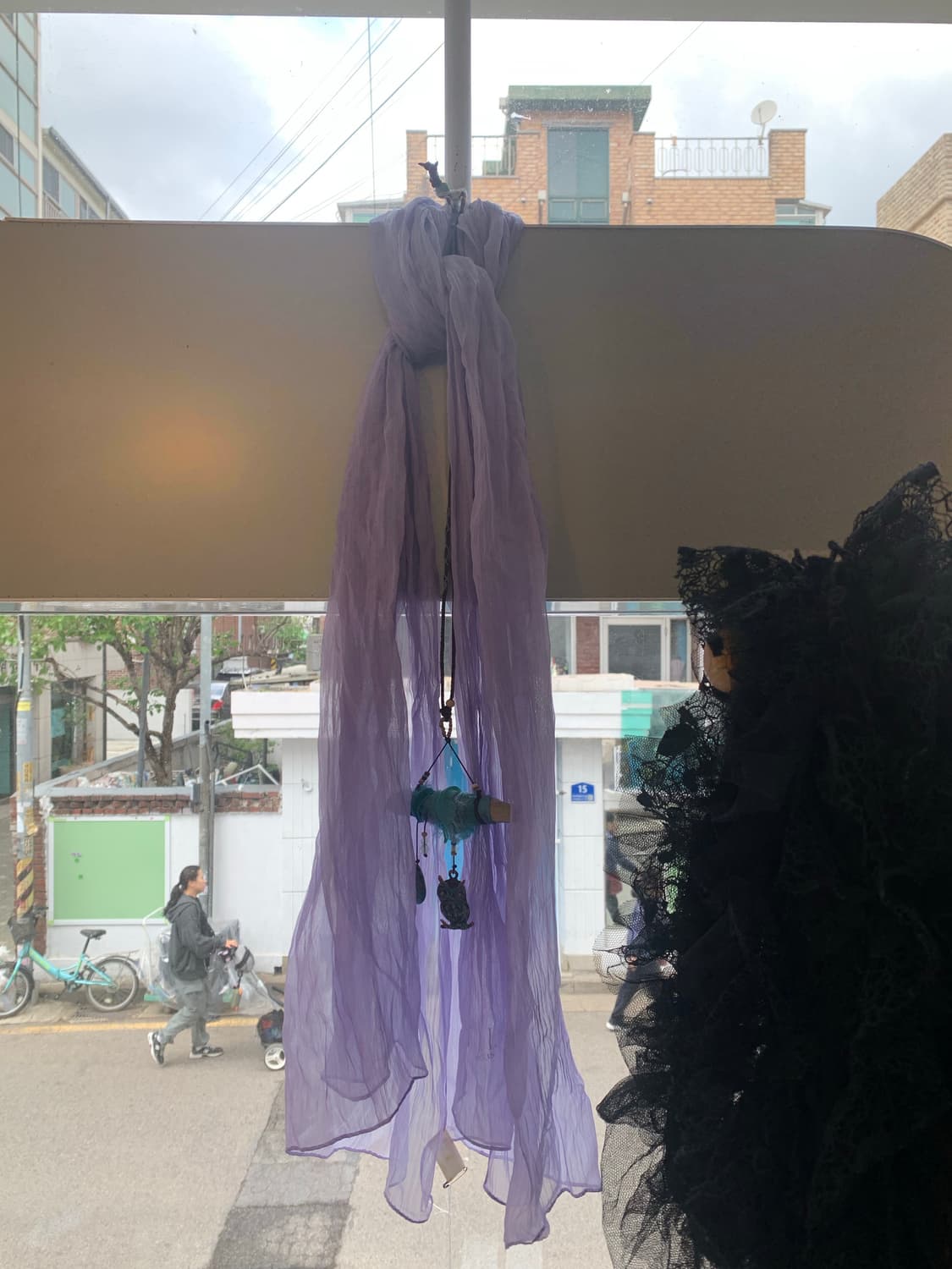 Purple Elle scarf 상품이미지1