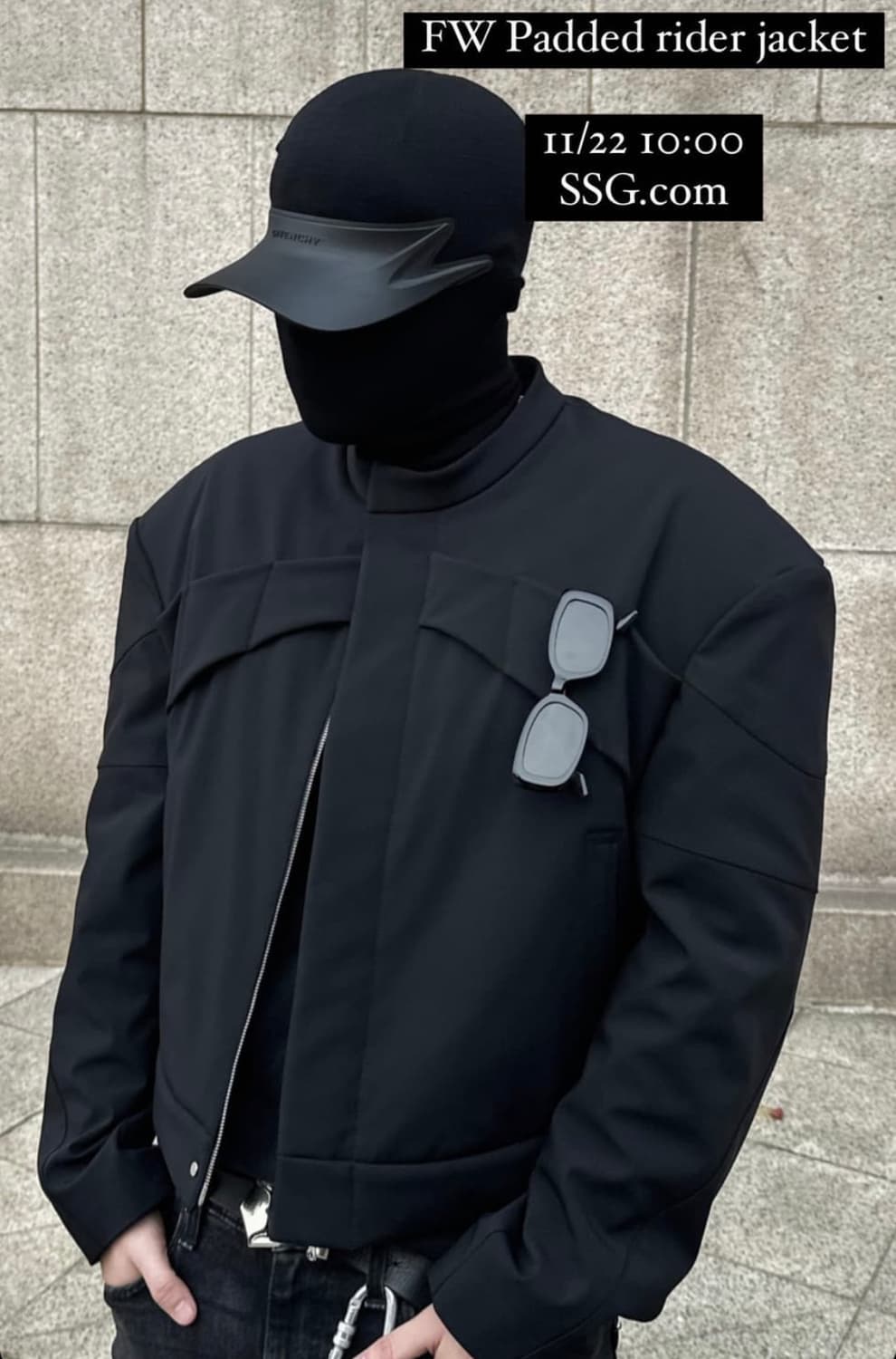 논노드 패디드 크롭 라이더 자켓 fw 상품이미지1