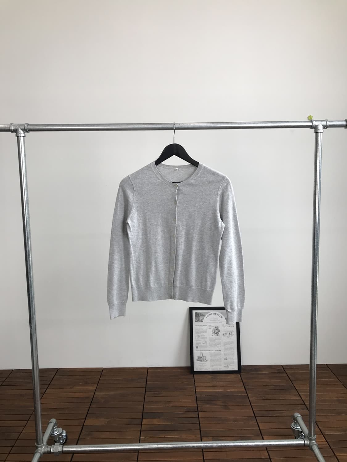 Jpn Gray Cotton Cardigans 상품이미지4