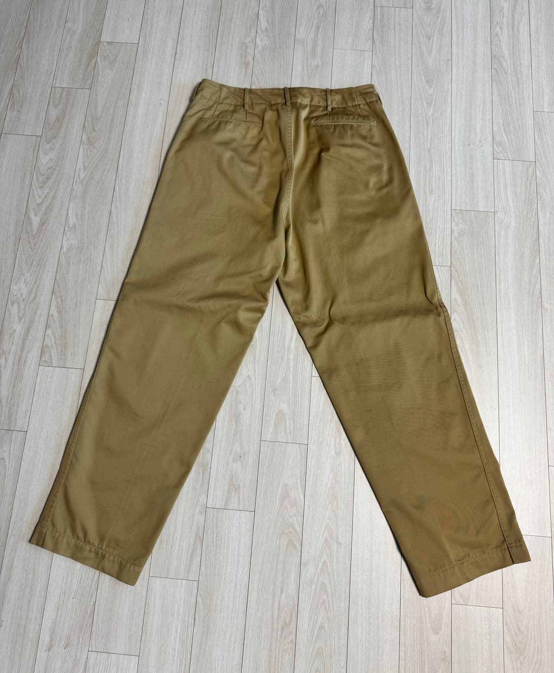 나나미카 와이드 치노 34 카키베이지 상품이미지2