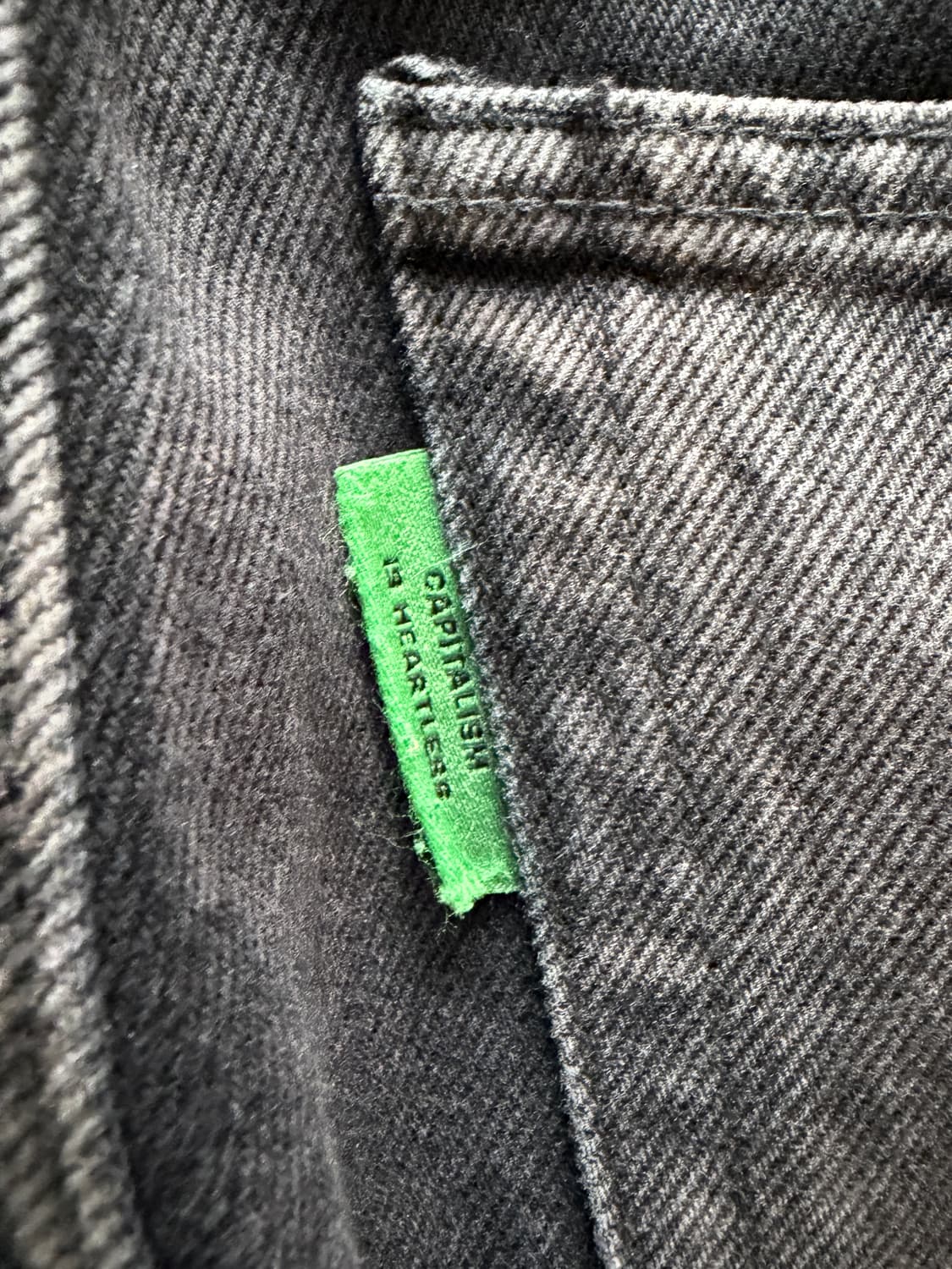 윌리 차바리아 흑청 데님팬츠 상품이미지5