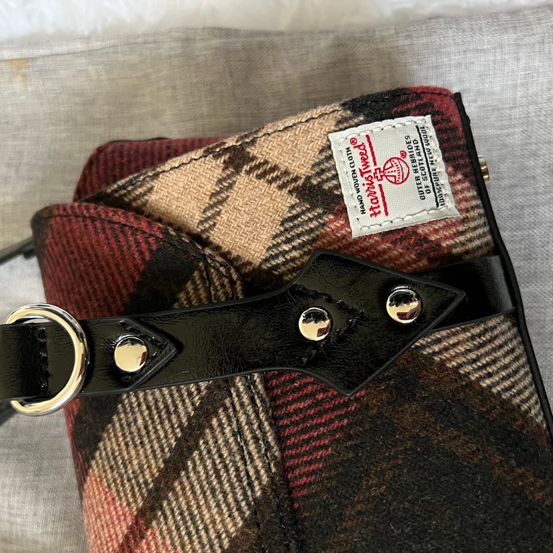 비비안웨스트우드 해리스 트위드 체크 베티나 백 상품이미지7