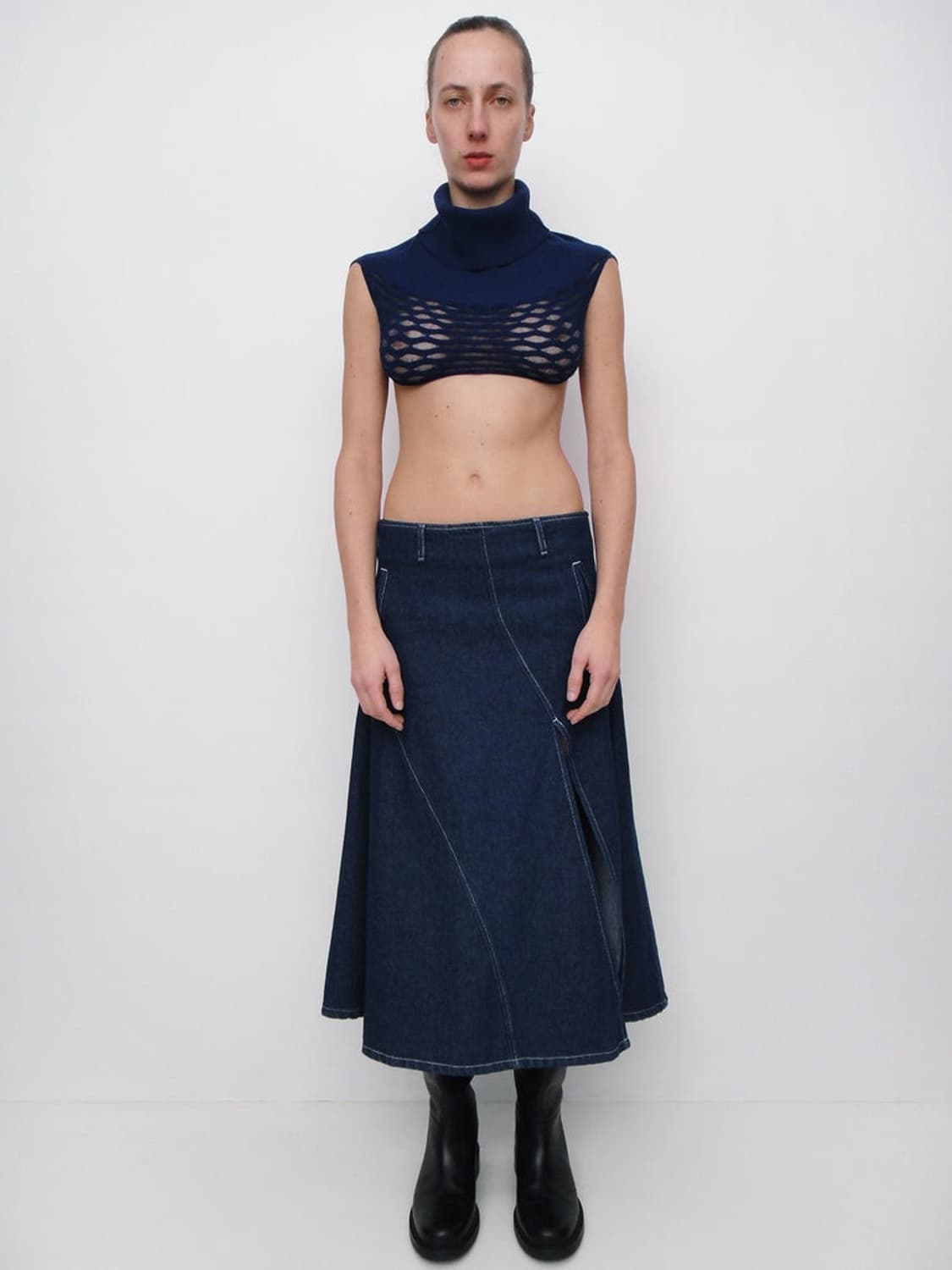 [S]기마구아스 Oahu 데님 스커트 상품이미지5