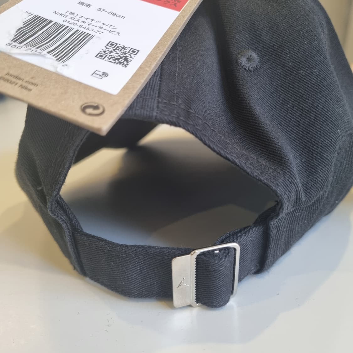 새제품 일본 나이키 조던 오사카 시티야구모자 볼캡 커플 블랙/화이트 상품이미지6