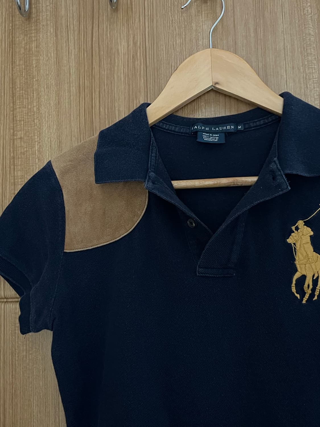폴로 랄프로렌 빅포니 빅골드포니 네이비 반팔티 상품이미지3