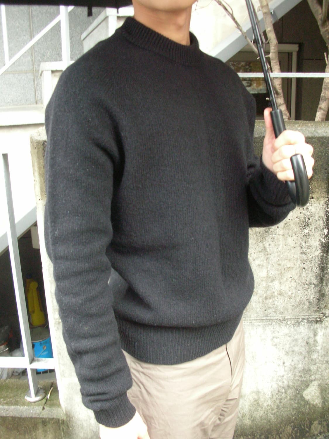 lemair wool knit black 상품이미지3