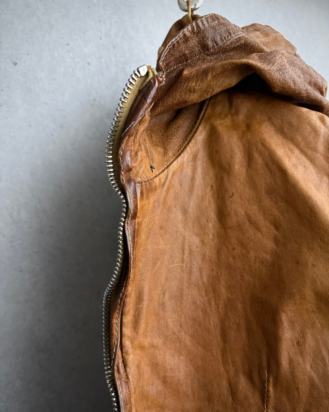 Giorgio Brato leather hooded jacket 상품이미지4