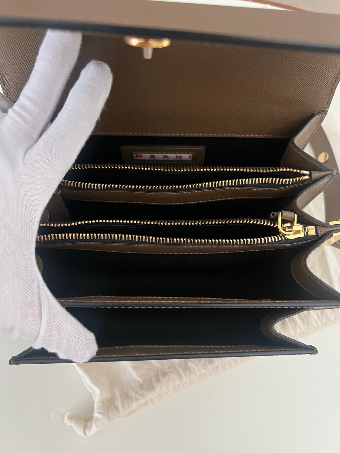 마르니 트렁크 미듐 브라운 상품이미지10