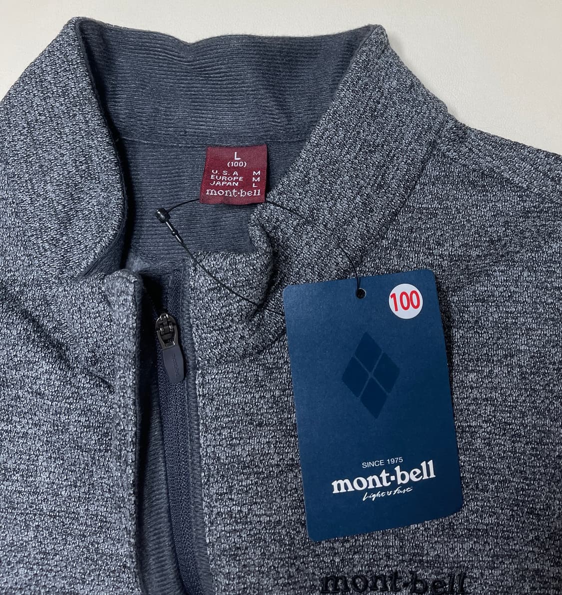 몽벨 기모 하프집업 상품이미지3