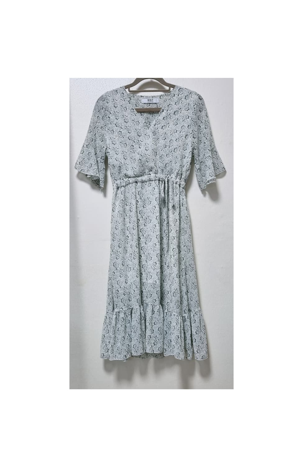 비지트인뉴욕 브이넥 원피스 상품이미지1