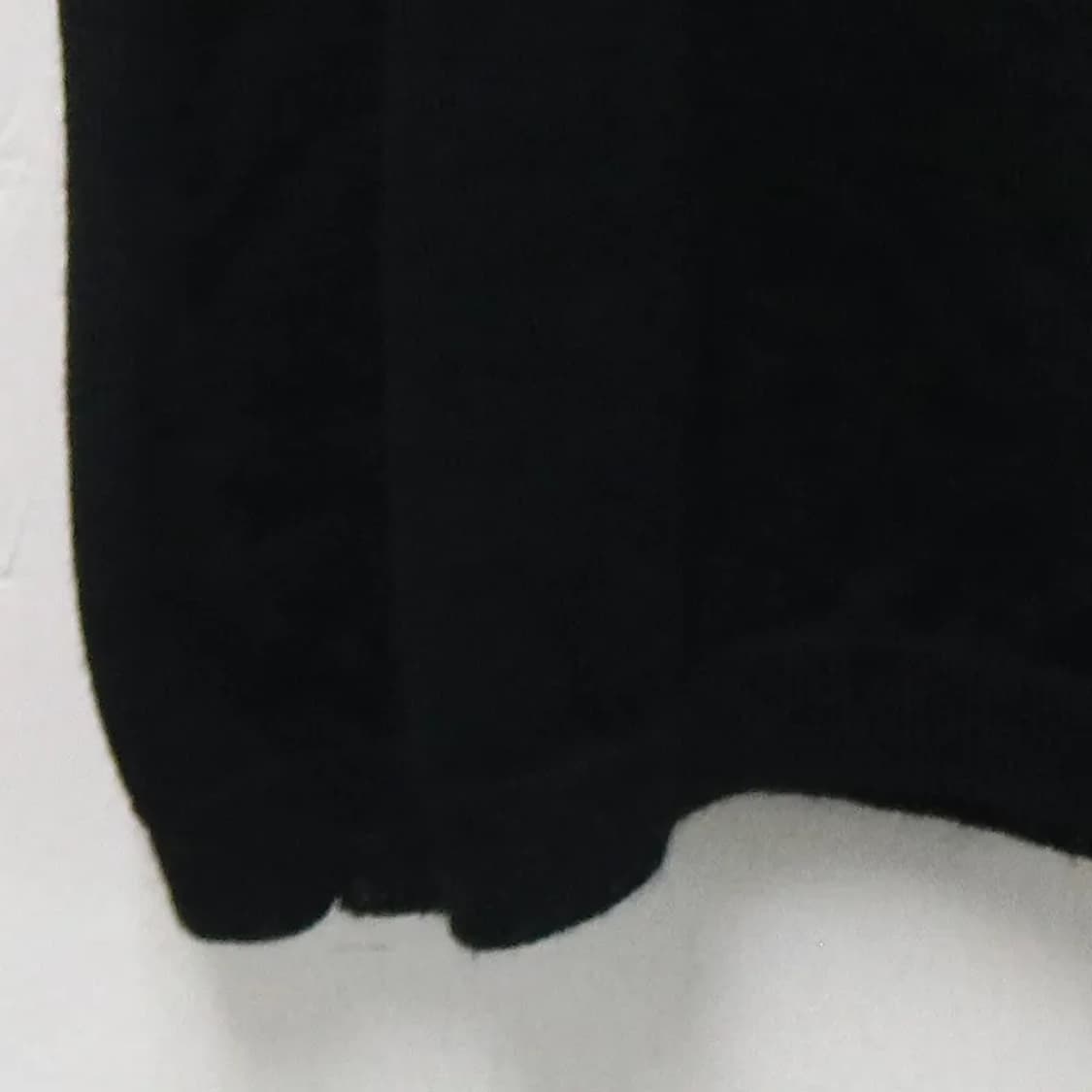 꼼사이즘 래빗퍼 포인트 블랙 반팔 울 니트 60384 상품이미지4