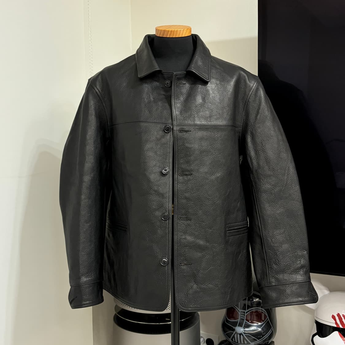 본쿠라 사샤 레더 카코트 40 새상품 상품이미지1