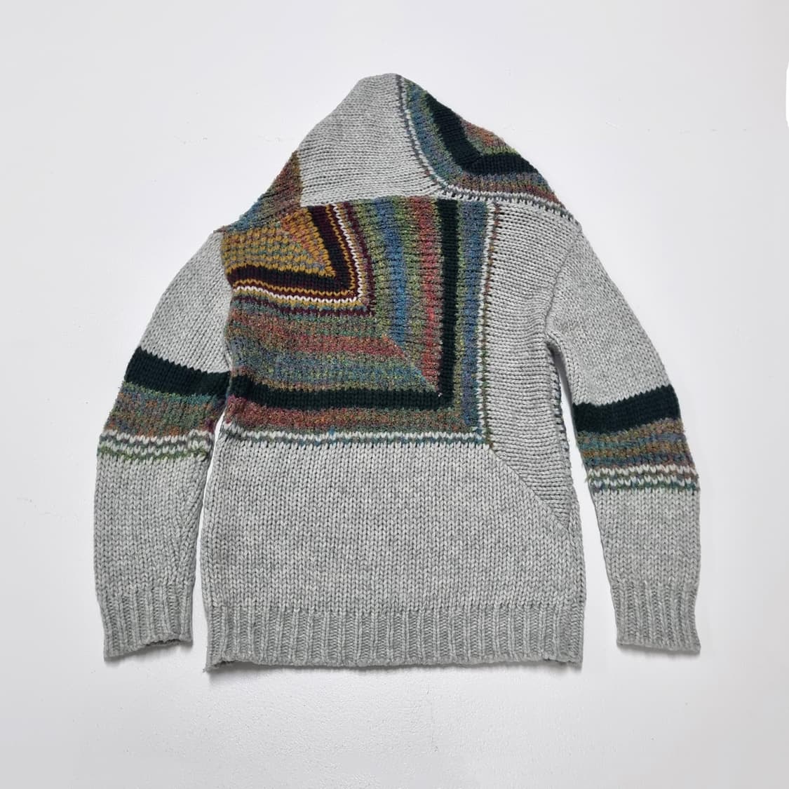 빈티지 보헤미안 비대칭스웨터 - LL 상품이미지7