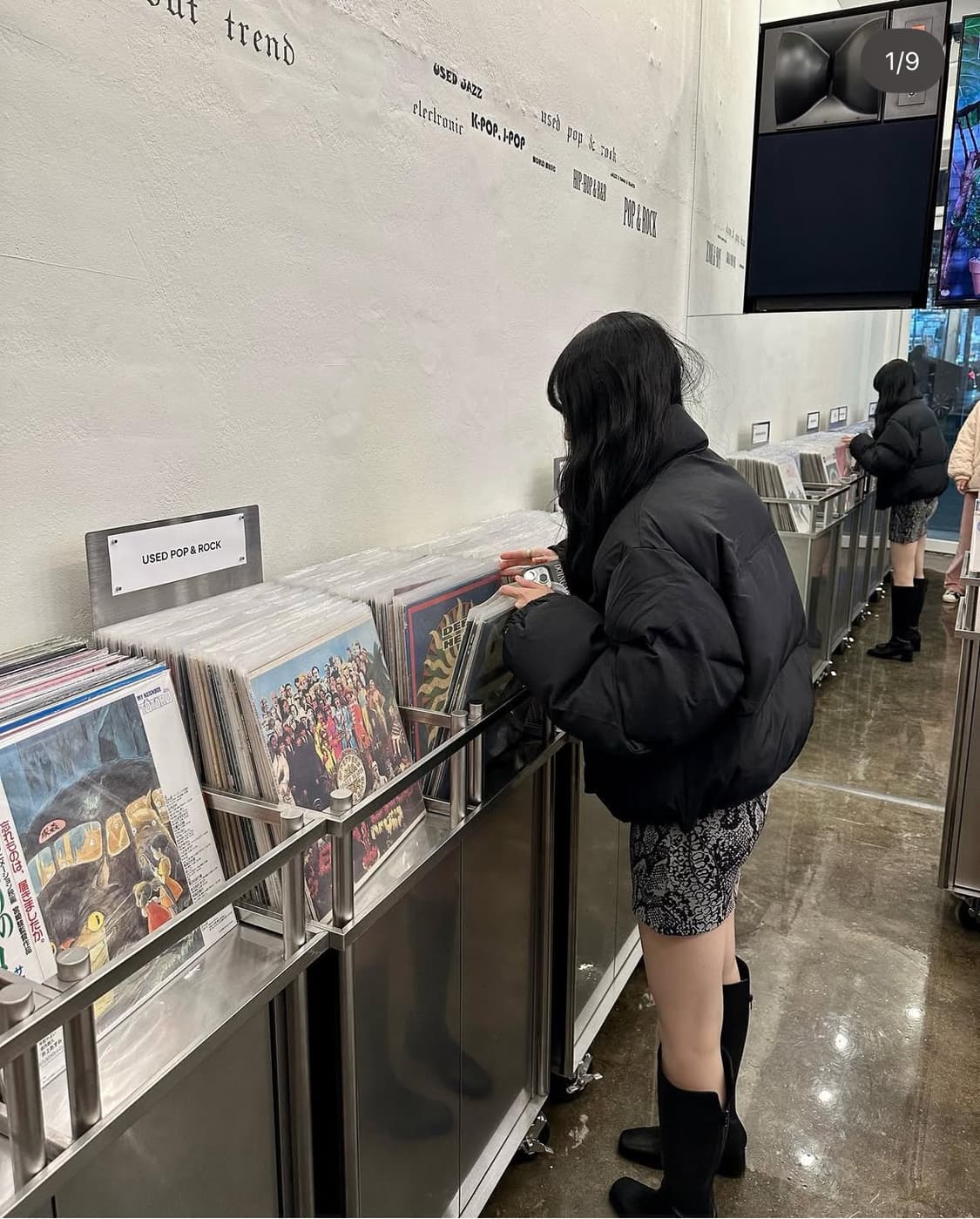 게릴라디오 빈티지 뱀피 파이톤 미니 스커트 고스 메탈룩 할로윈 갸루 상품이미지1