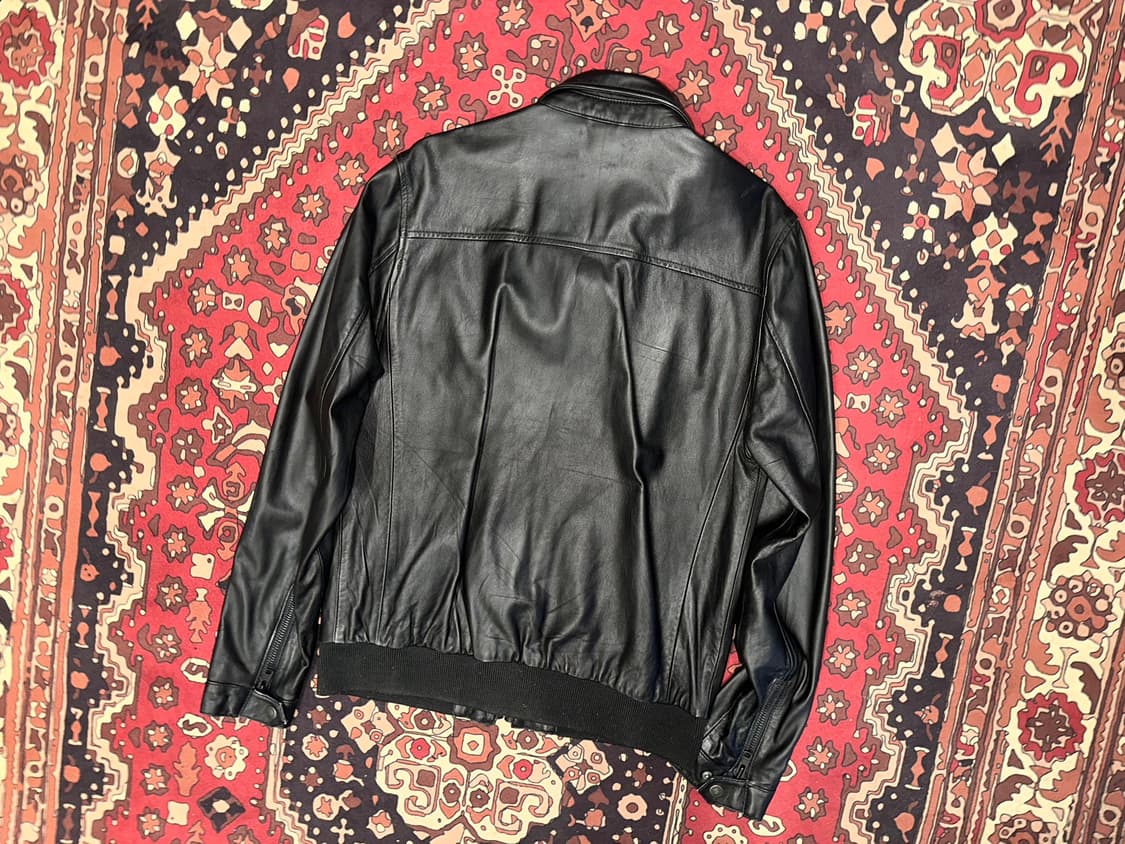 ( M-L ) 가죽자켓 레더자켓 바이커자켓 빈티지가죽 레이싱자켓 상품이미지4