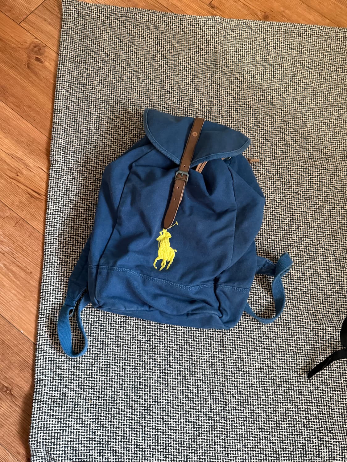 폴로랄프로렌 빅포니 캔버스 백팩 블루 상품이미지1