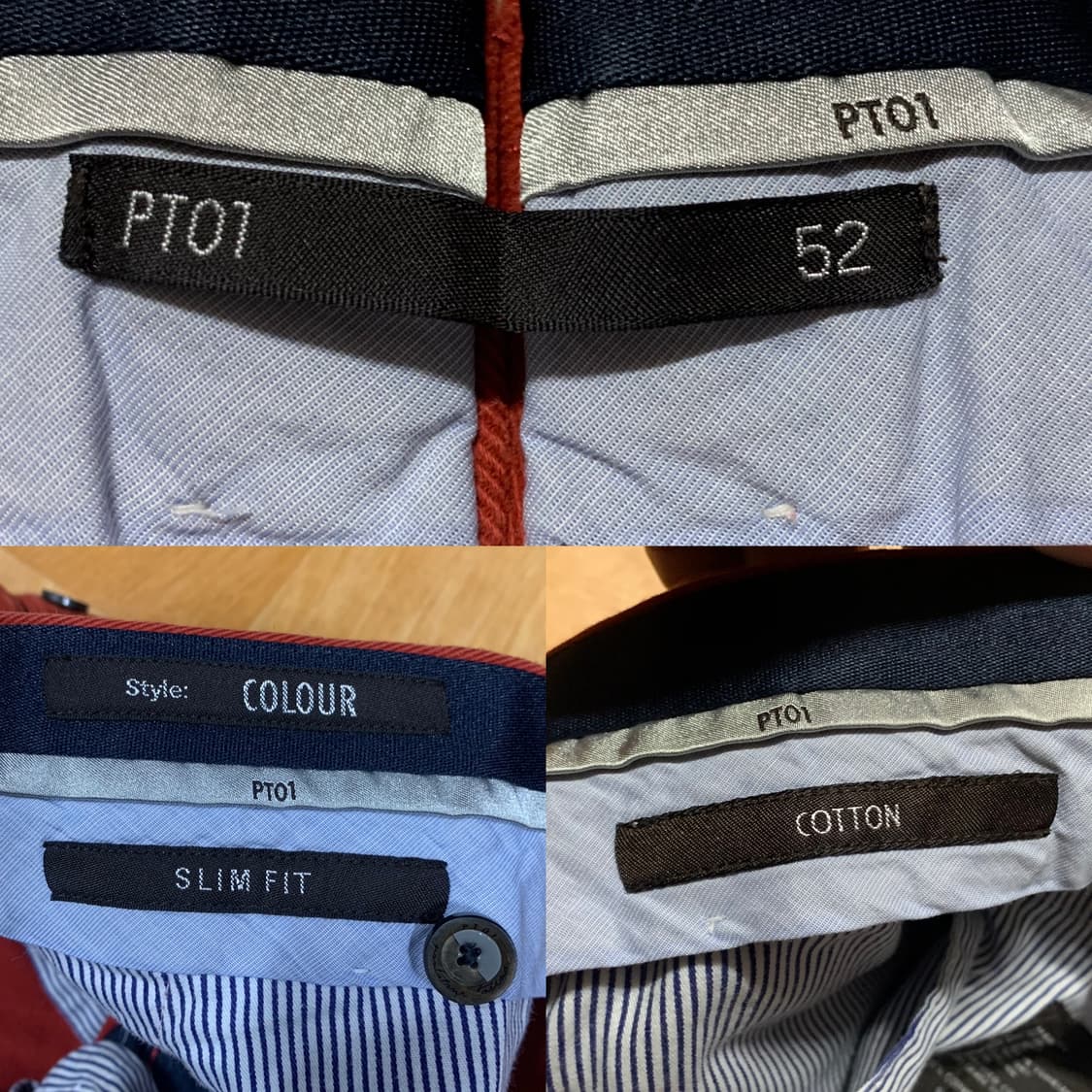 PT01 피티제로우노 슬림핏 트라우저(52 사이즈) 상품이미지7