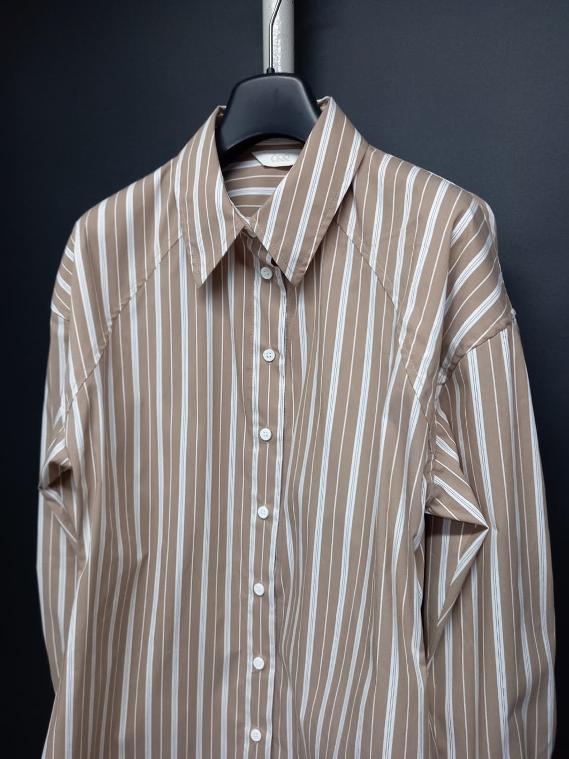 새 오르 ORR 춘추 스트라이프 남방블라우스 55 상품이미지6