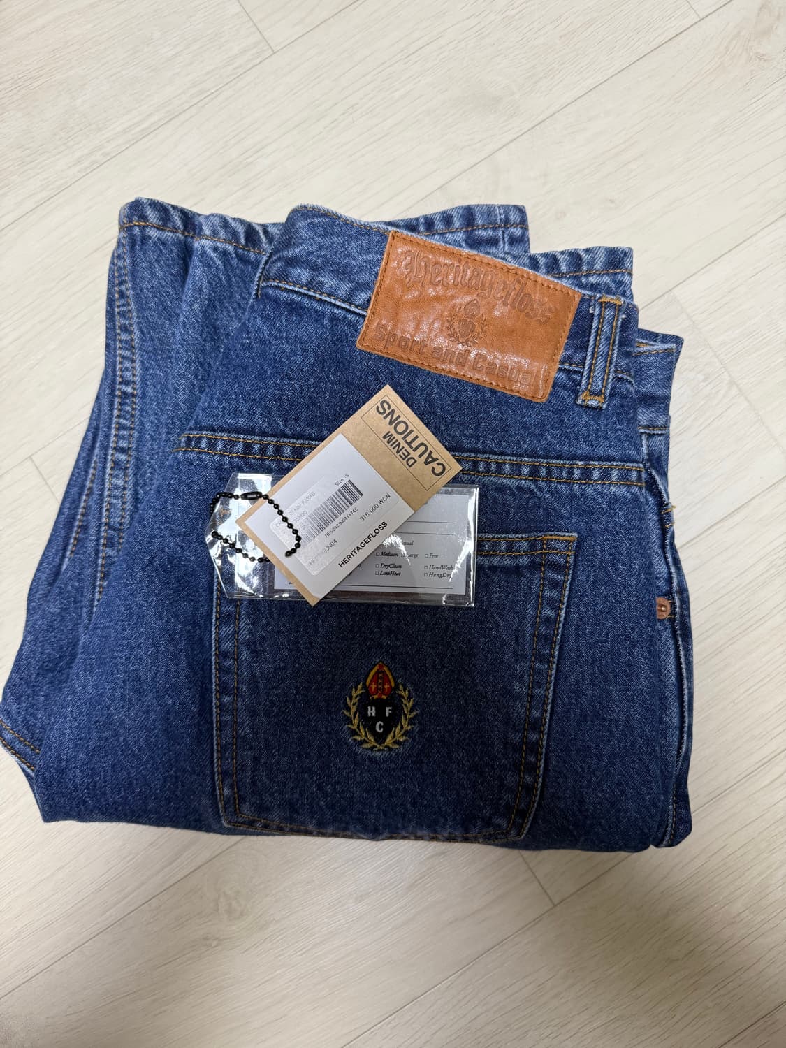 헤리티치플로스 CREST DENIM PANTS / Indigo 데님 상품이미지1