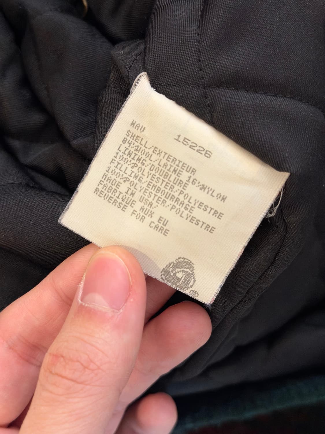 80s 울리치 아즈텍 나바호 양털카라 헤비울 랜치코트 상품이미지7