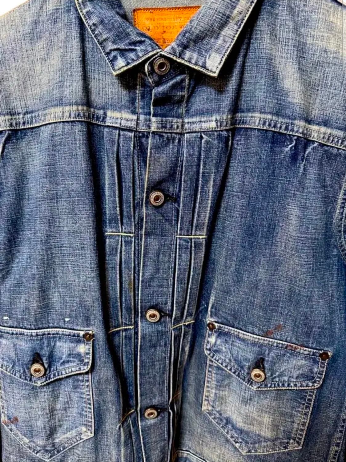 올드조 40s 타입1 데님 자켓 상품이미지3