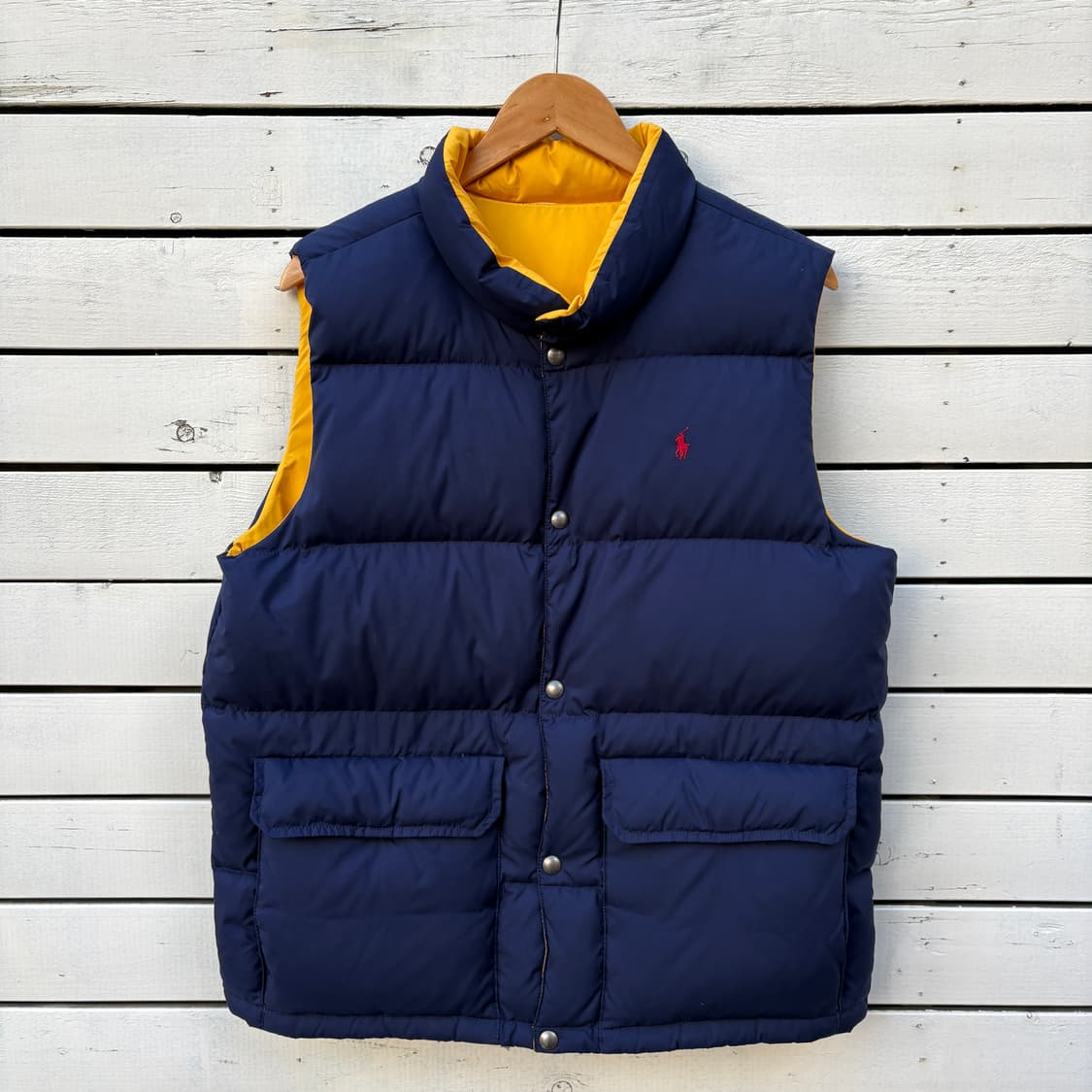 Polo 폴로 리버시블 양면 패딩 조끼 상품이미지1
