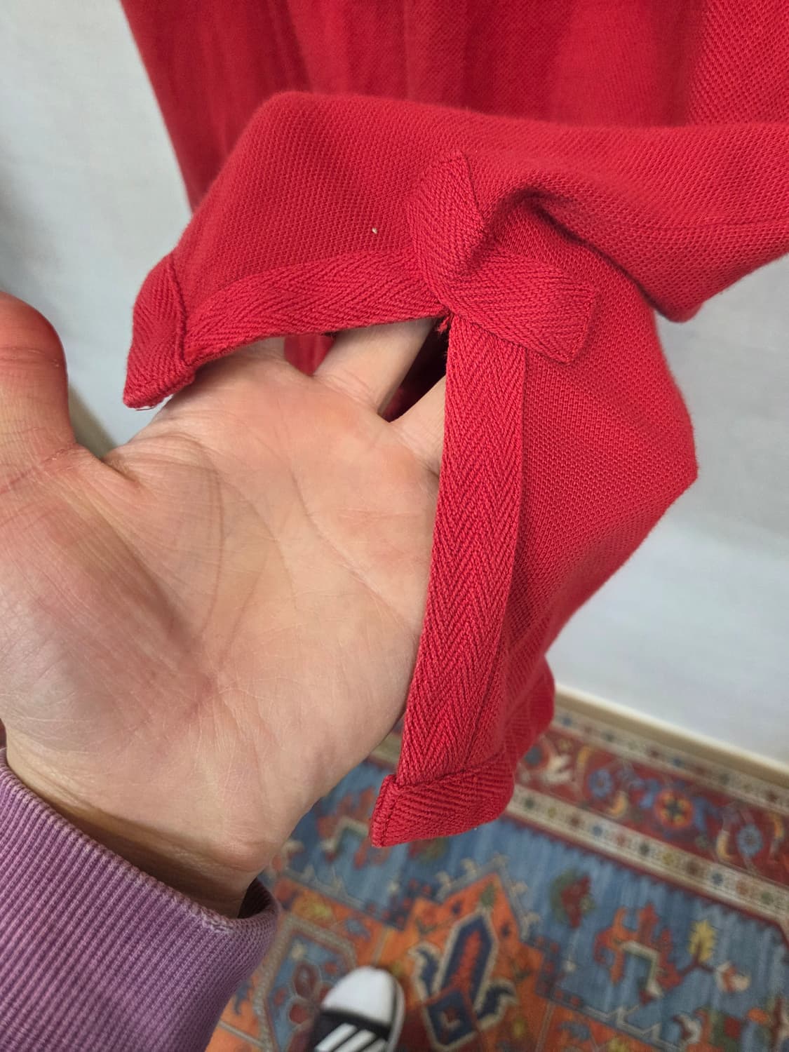 폴로랄프로렌 올드스쿨 빈티지 1967 로고 럭비 카라반팔 m 상품이미지5