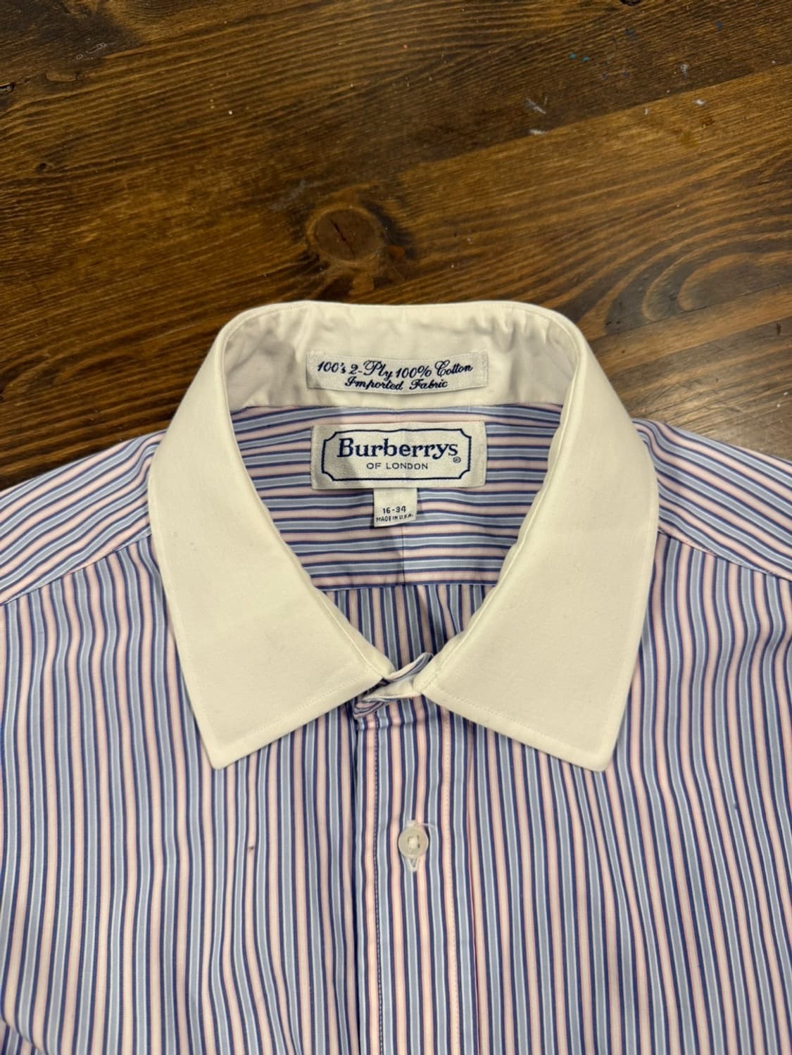 버버리 드레스셔츠 남성100-105 상품이미지5