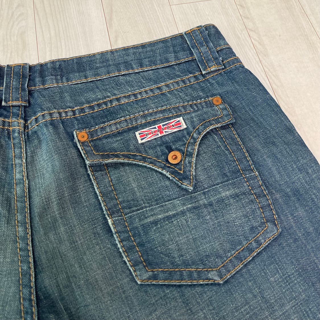 허드슨 40인치 빅사이즈 데님 청바지 (Made in USA) 상품이미지9