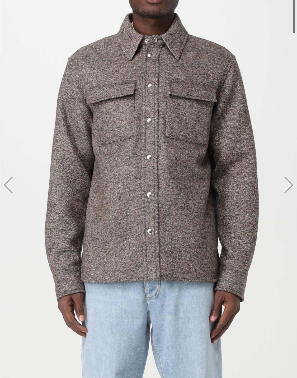 보테가 베네타 플랩포켓 울셔츠 상품이미지1