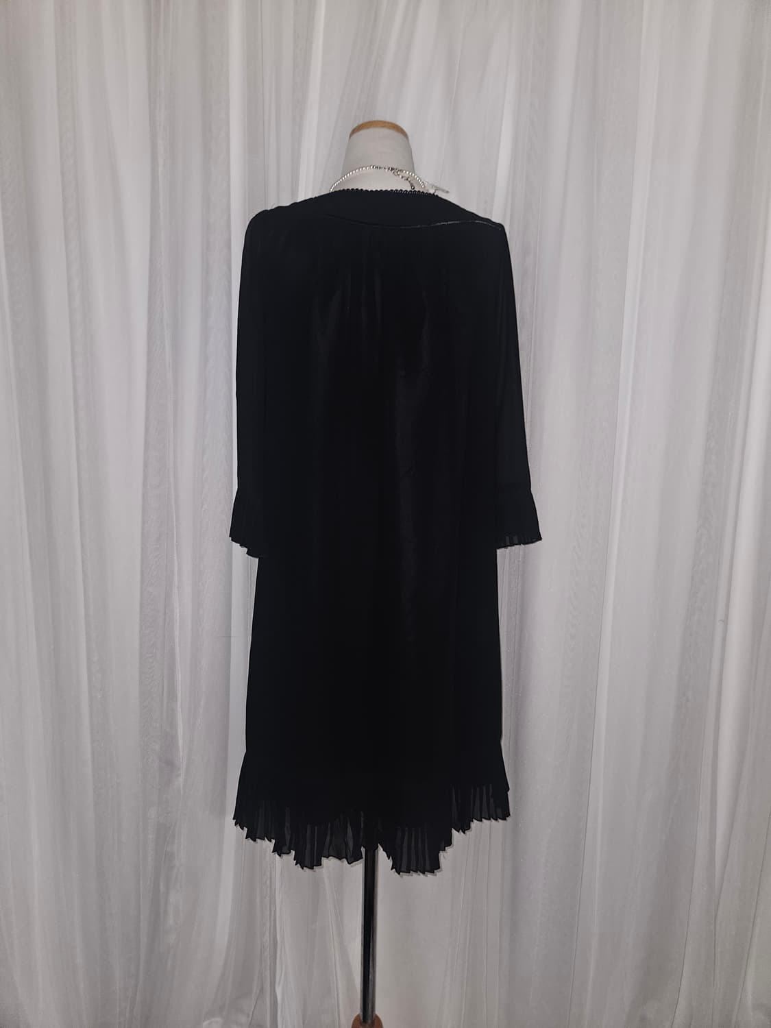 natural beauty 공겜여주🖤 빈티지 쉬폰 레이스 드레스 상품이미지5