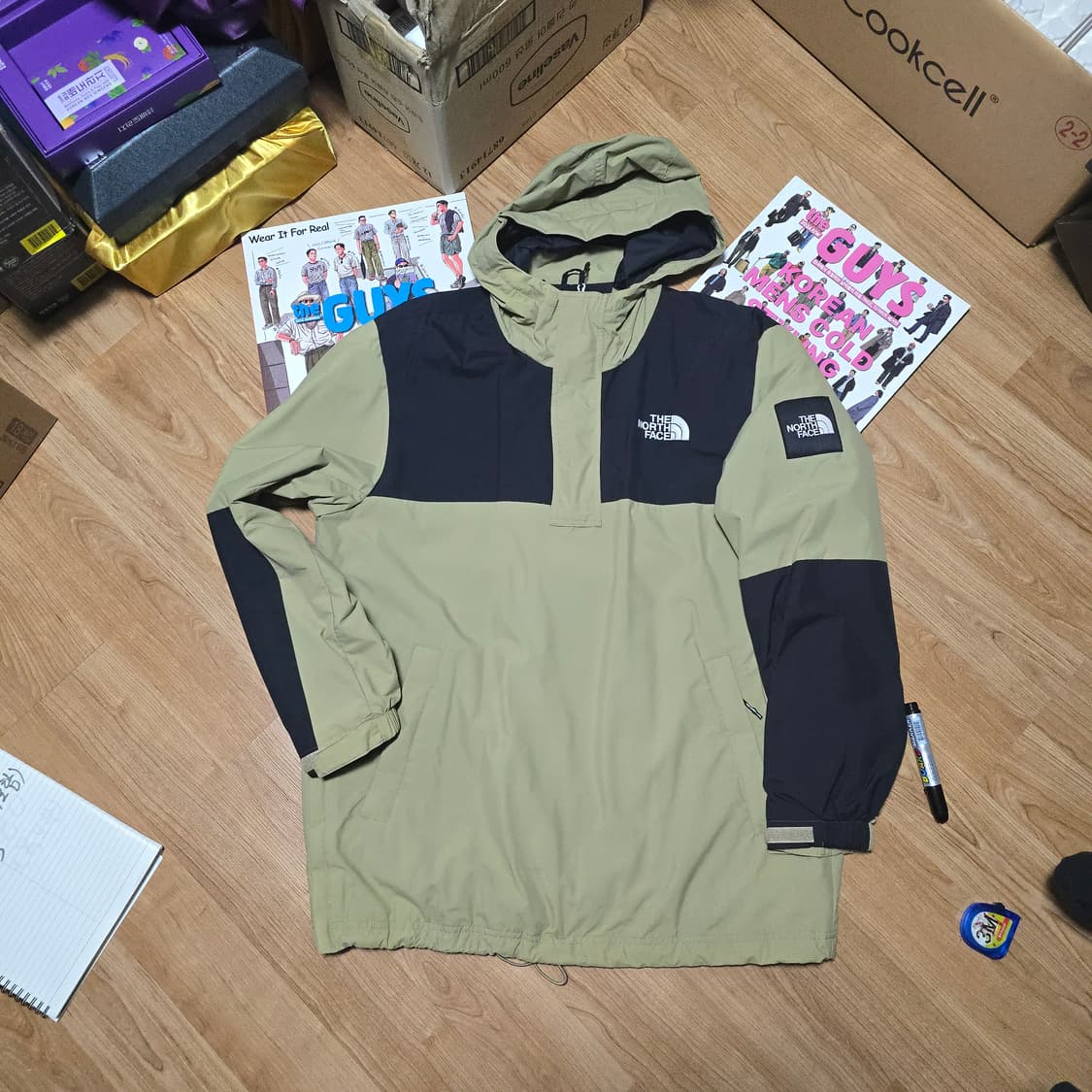 노스페이스 하프 집업 윈드브레이커 fw 상품이미지2