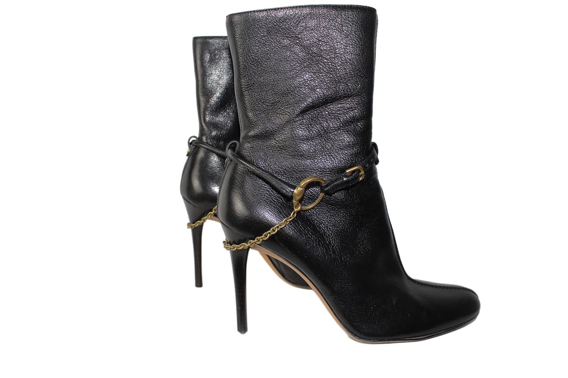 Gucci Horsebit boots 구찌 홀스빗 체인 하네스 앵클 부츠 상품이미지5